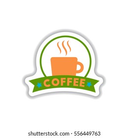 Label Frames and badges vector icon design collection coffee emblem