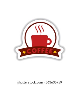 Label Frames and badges vector icon design collection coffee emblem
