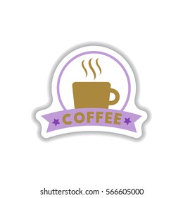 Label Frames and badges vector icon design collection coffee emblem