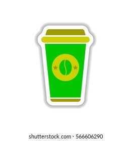Label Frames and badges vector icon design collection coffee emblem coffee to go