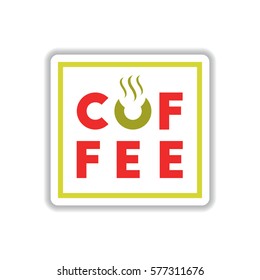 Label Frames and badges vector icon design collection coffee emblem coffee sign