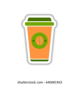 Label Frames and badges vector icon design collection coffee emblem coffee to go