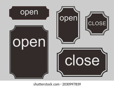 Label frames for work, labels, menus, symbols, logos, enhancing design work