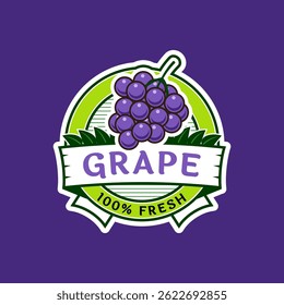 Label for grape sales product