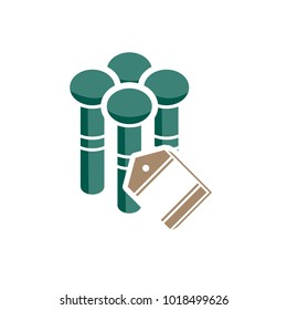 Label Group Logo Icon Design
