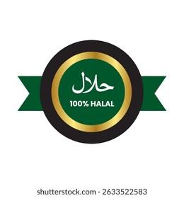 Etiqueta halal con cinta