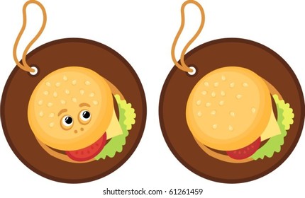 Label Hamburger