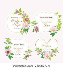 handgezeichnetes Blumendesign