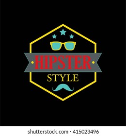 Label of the Hipster Style Elements