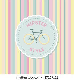 Label of the Hipster Style Elements