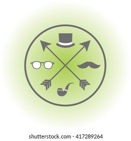 Label of the Hipster Style Elements