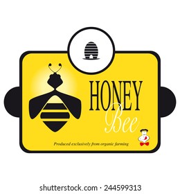 Label for Honey Bee