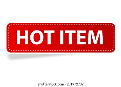 Label, Hot Item
