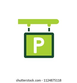 Label Hotel Logo Icon Design