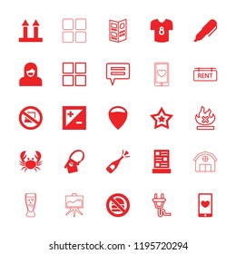 Label icon. collection of 25 label filled and outline icons such as opened champagne, location, cargo arrow up, light exposure. editable label icons for web and mobile.