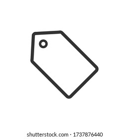 Label icon design. Website, user interface or application icon. Vector illustration.