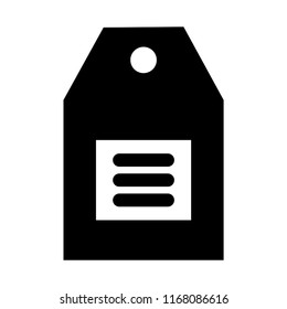 label icon. flat illustration of label vector icon for web