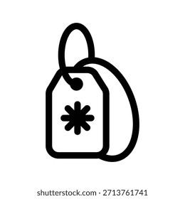 Label icon illustration vector design template