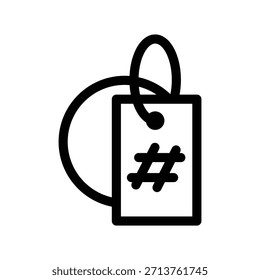 Label icon illustration vector design template