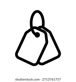 Label icon illustration vector design template