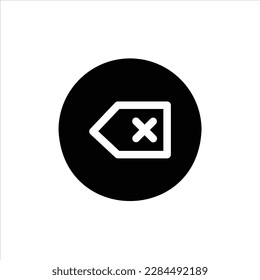 label icon with isolated vektor and transparent background.