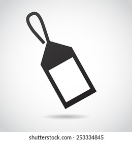 Label icon isolates on white background. Vector illustration.
