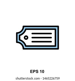 label icon on isolated background