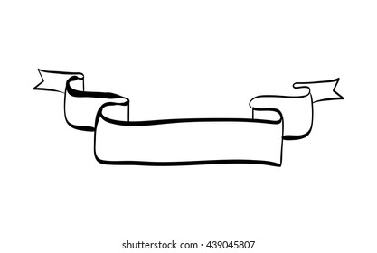 label icon. ribbon design. vector graphic