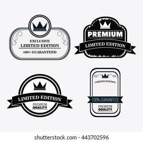 Label icon set. Premium and Quality design. Vector graphic