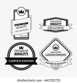 Label icon set. Premium and Quality design. Vector graphic