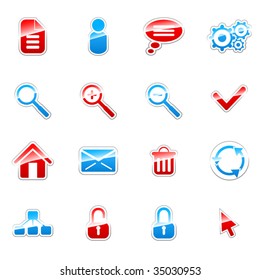 Label icon set for web design (set 2)