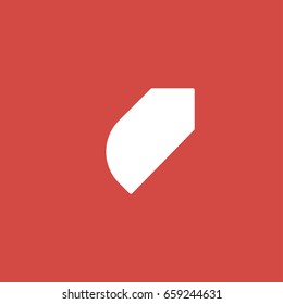 label icon. sign design. red background