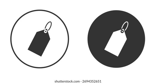 Label icon. Simple vector illustration. Silhouette Icon Set.