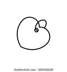 Label icon symbol vector on white background