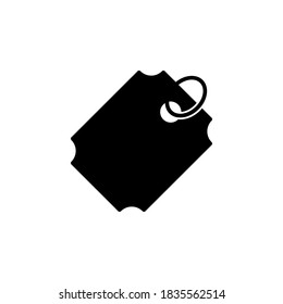 Label icon symbol vector on white background