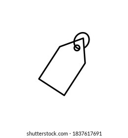 Label icon symbol vector on white background