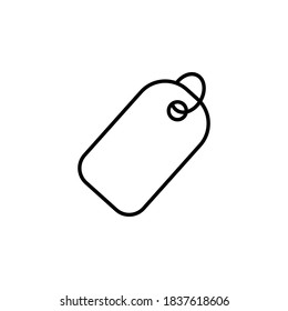Label icon symbol vector on white background
