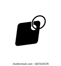 Label icon symbol vector on white background