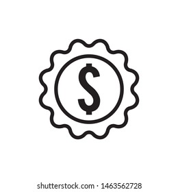 Label icon trendy design template