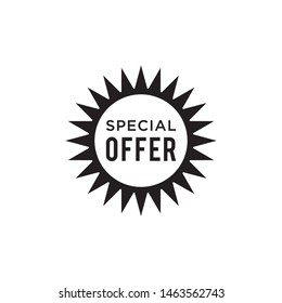 Label icon trendy design template