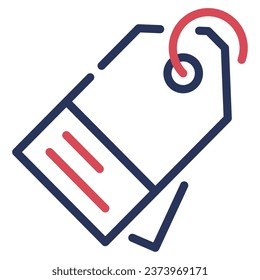 Icono de etiqueta para uiux, web, aplicación, infografía, etc