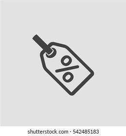 Label icon vector