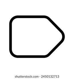 Label Icon Vector Symbol Design Illustration