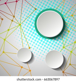 Label infographic design. Abstract geometrical pattern. Business infrographic.