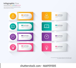 Label infographic design, Tag label template. vector stock.