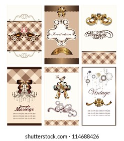 label / invitation card design