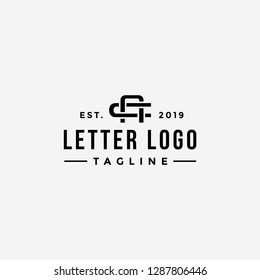 Label Letter CA logo, letter AC logo icon vector template on white background