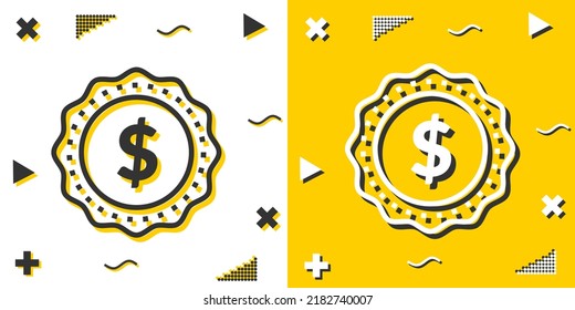 label line icon. Simple outline style.label linear sign. Vector illustration isolated on white background. Editable stroke EPS 10