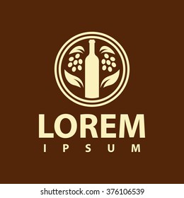 Label, logo design winery