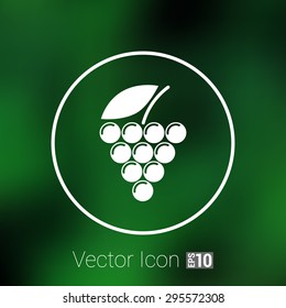 Label, logo design winery wine grape premium.